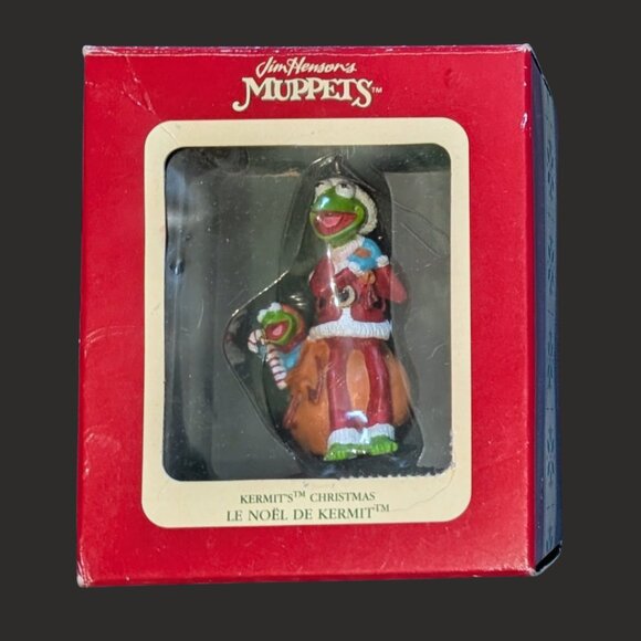 Muppets Other - 🎄 Vintage 1993 Kermit the Frog Christmas Ornament by Carlton Cards – Muppets
